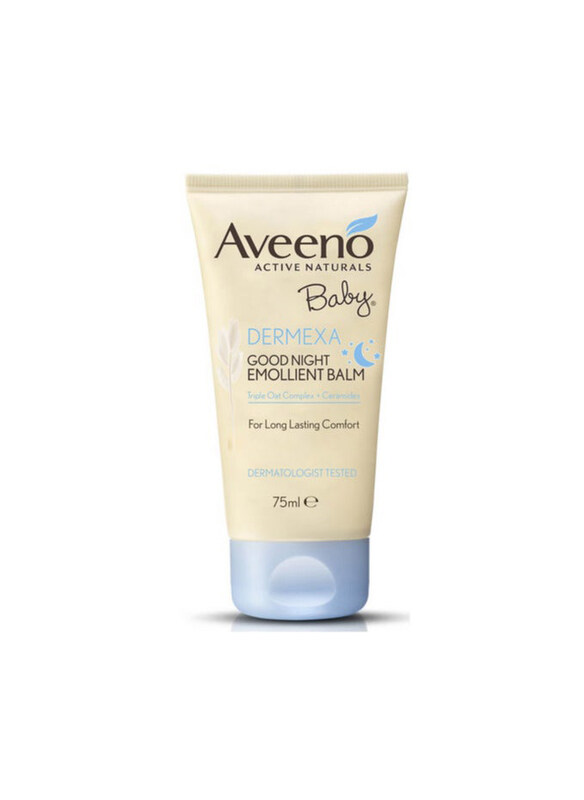 

Aveeno 75ml Baby Dermexa Good Night Emollient Balm, Beige