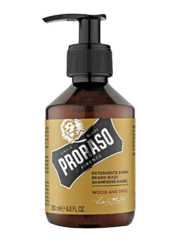 

Proraso Wood and Spice Beard Wash, 200ml