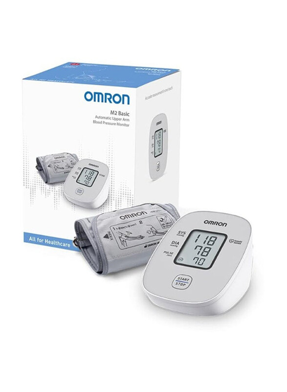 

Omron M2 Basic Automatic Upper Arm Blood Pressure Monitor, HEM-7121J-E, White