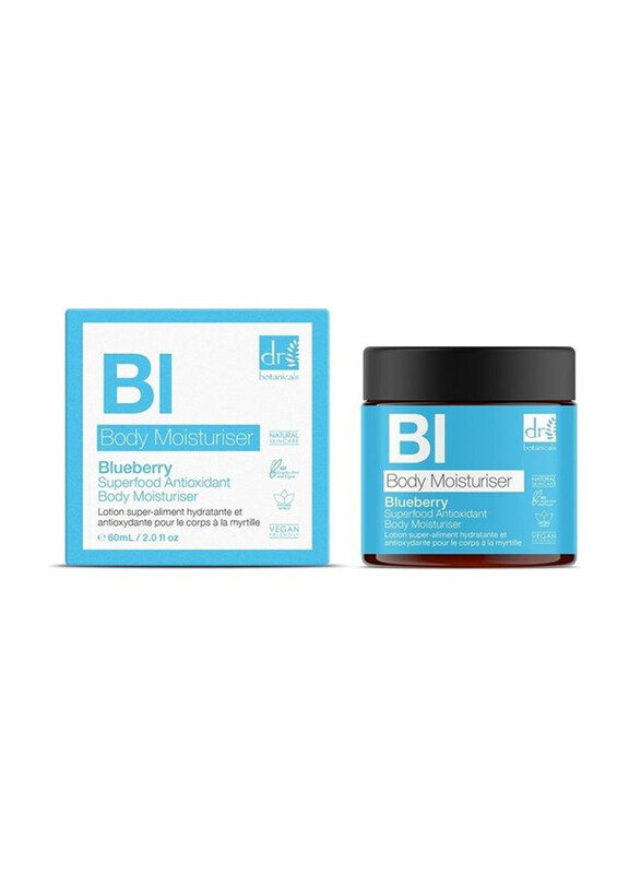 

Dr Botanicals Blueberry Superfood Antioxidant Body Moisturiser, 60ml