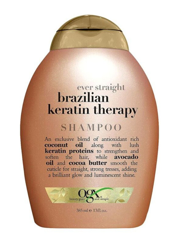 

Ogx Ever Straight Brazilian Keratin Therapy Shampoo, 385ml