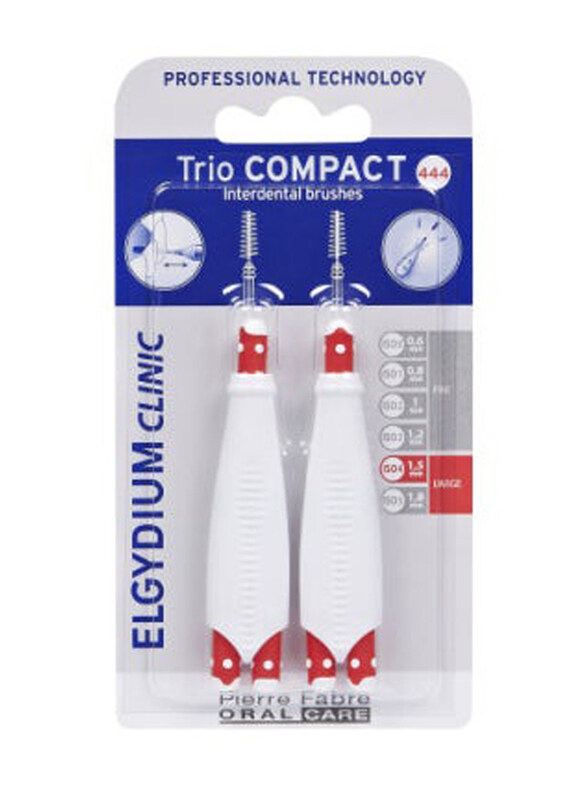 

Elgydium Clinic Trio Compact Large Interdental Brushes, 6 Pieces