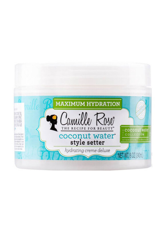 

Camille Rose Coconut Water Style Setter Hydrating Creme Deluxe for All Hair Types, 240ml