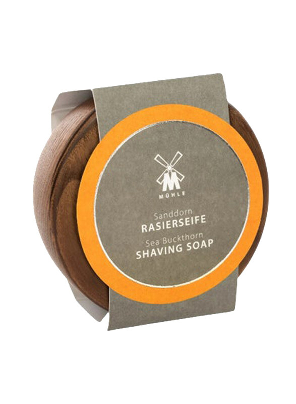 

Muhle RN3SD Shave Care Sea Buckthorn Shaving Soap with Wooden Bowl, 65gm