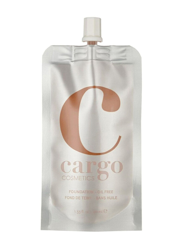 

Cargo Cosmetics Oil Free Liquid Foundation, 40ml, Creamy Cafe Au Lait 60, Brown