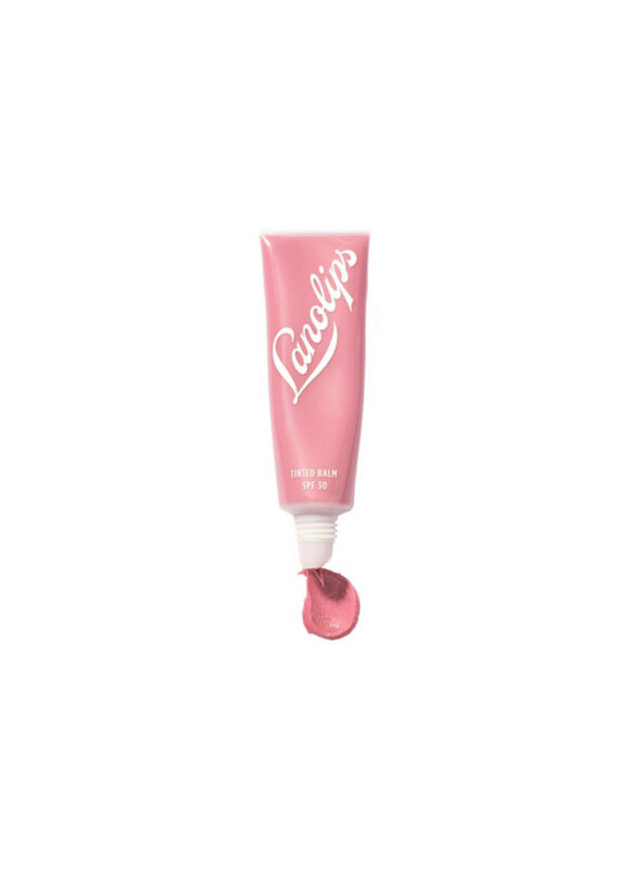 

Lanolips Tinted Lip Balm with SPF 30, 12.5g, Rose, Light Pink
