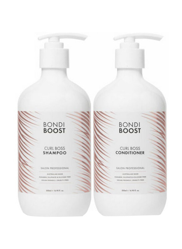 

Bondiboost Curl Boss Shampoo and Conditioner Kit for All Hair Types, 500ml