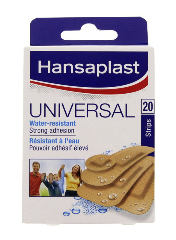 

Hansaplast Universal Water Resistant Strong Adhesion Strips, 20 Strips