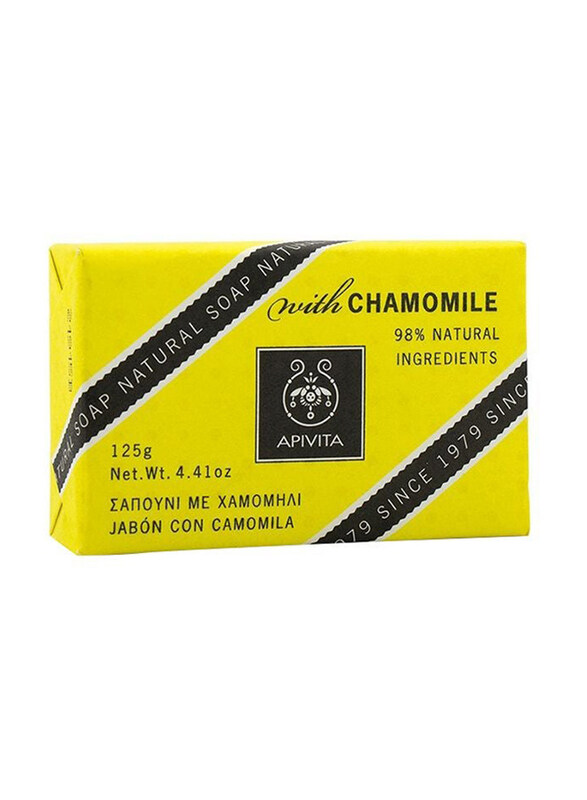 

Apivita Natural Soap With Chamomile, 125gm
