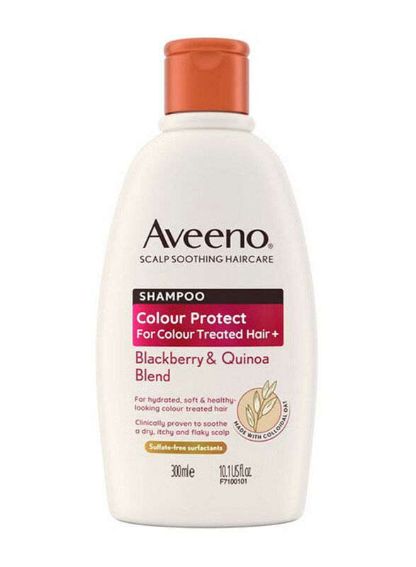 

Aveeno Haircare Colour Protect+ Blackberry and Quinoa Blend Shampoo, 300ml