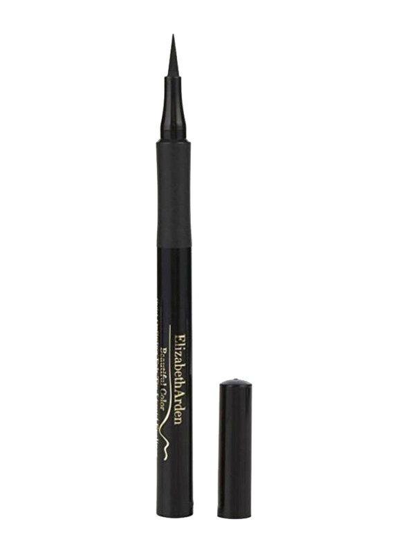 

Elizabeth Arden Beautiful Colour Bold Defining Felt Tip Liquid Eyeliner, 01 Seriously Black, Black