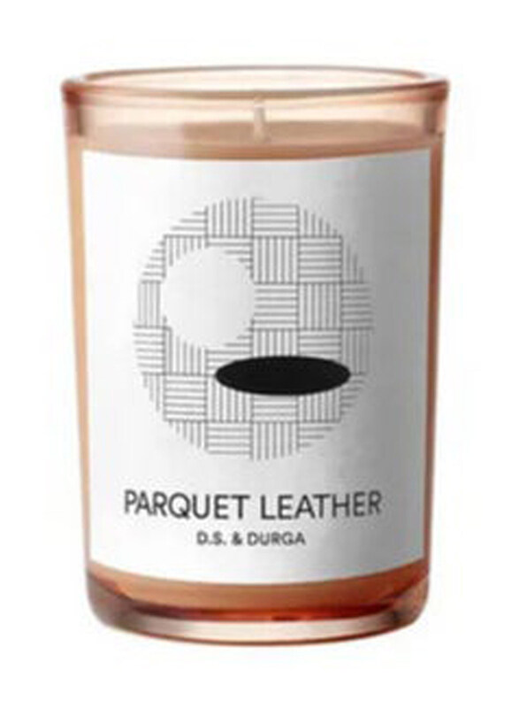 

D.s. & Durga Parquet Leather Woody Candle, 200gm, Brown