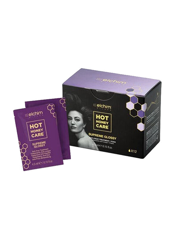 

Elchim Hot Honey Care Anti-frizz Treatment, 12 x 4.5ml, 12 Pieces