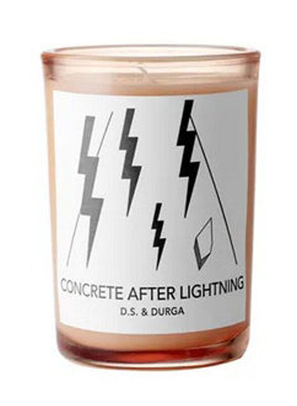 

D.s. & Durga Concrete After Lightning Candle, 200gm, Brown