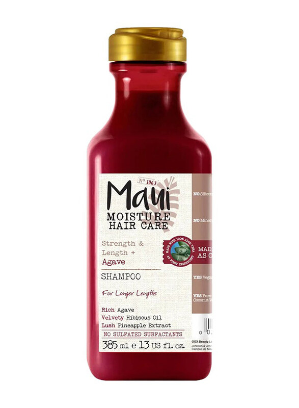 

Maui Moisture Strength Length + Agave Shampoo for All Hair Types, 385ml