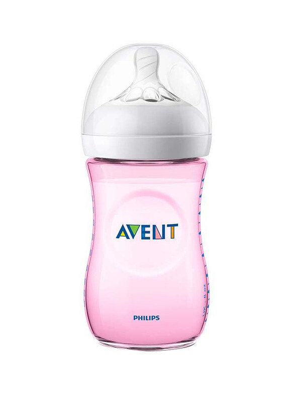 

Philips Avent Natural Baby Bottle, 260ml, Pink