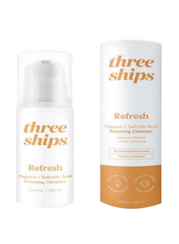 

Three Ships Refresh Papaya Plus Salicylic Acid Cleanser, 100g
