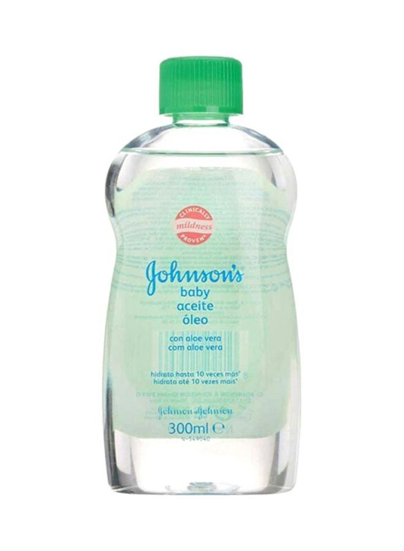 

Johnson's 300ml Baby Oil with Aloe Vera, Clear