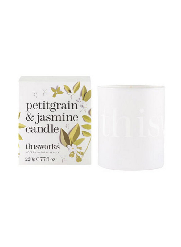 

This Works Limited Edition Petitgrain and Jasmine Candle, 220g, White