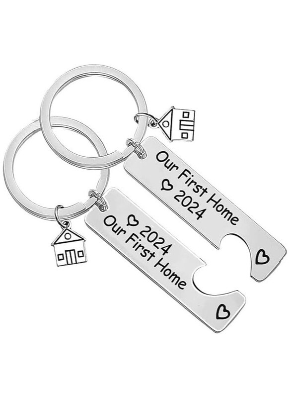 

Generic Key Rings for New House, Silver
