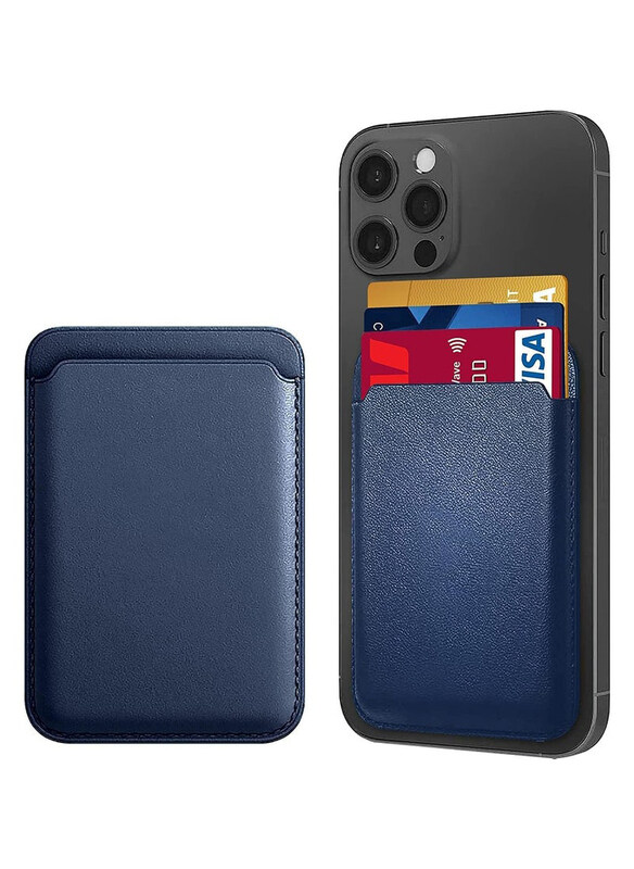 

Generic Mag-Safe Wallet for Apple iPhone Mobile, Navy Blue