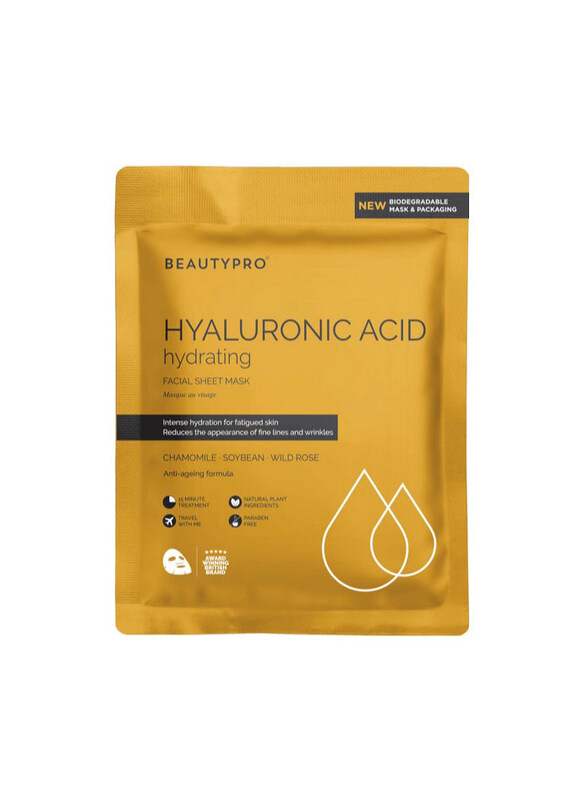 

Beautypro Hyaluronic Acid Hydrating Facial Sheet Mask