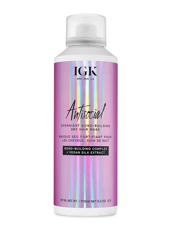 

IGK Antisocial Overnight Bond-building Dry Hair Mask for All Hair Types, 5oz