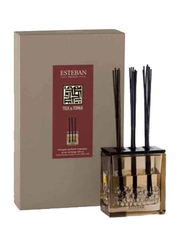 

Esteban Paris Teck & Tonka Scented Bouquet Triptyque Diffuser (Refill), 250ml, Black
