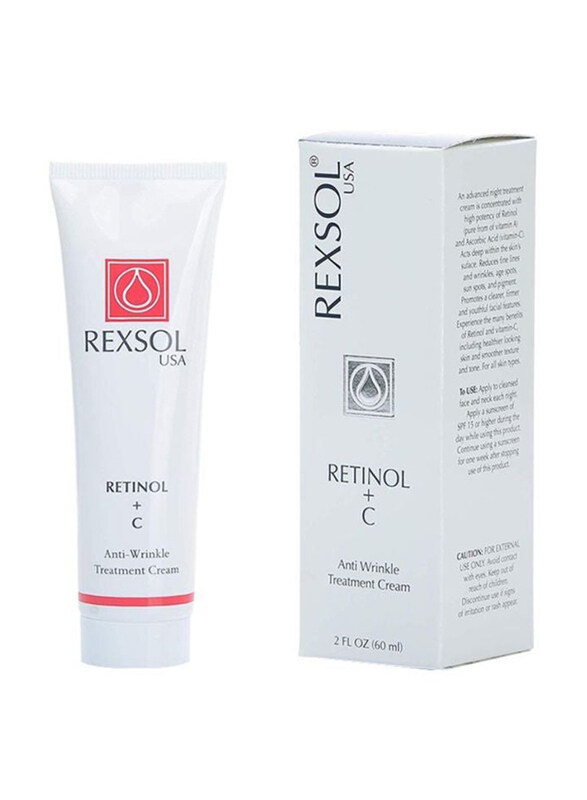 

Rexsol Retinol and C Anti-Wrinkle Treatment Cream, 60ml