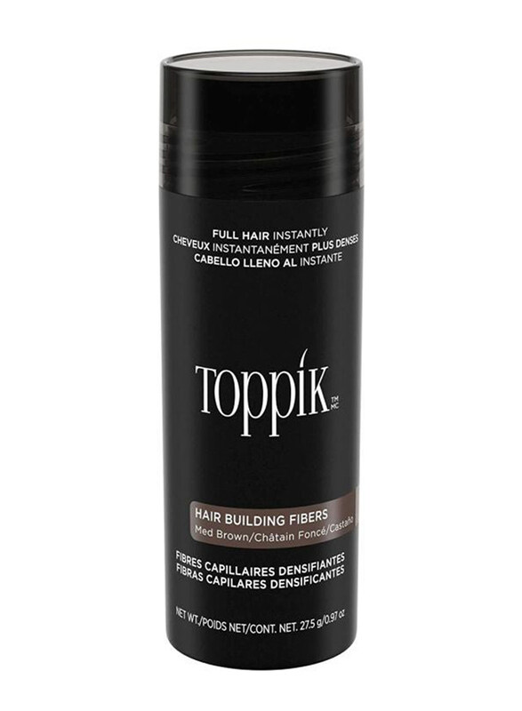 

Toppik Hair Building Fibers for All Hair Types, Dark Brown, 27.5gm