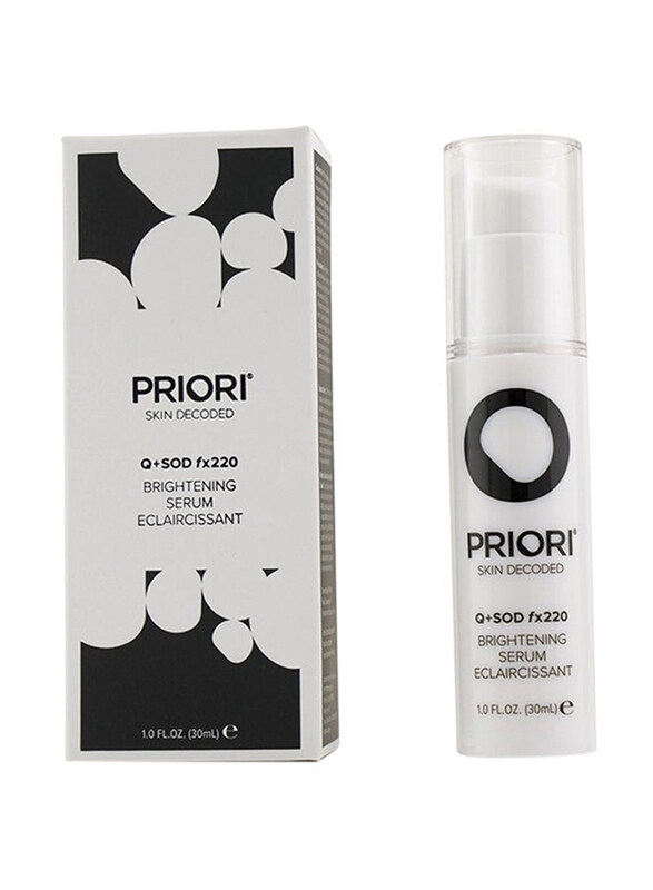 

Priori Q+SOD Fx220 Brightening Serum, 30ml