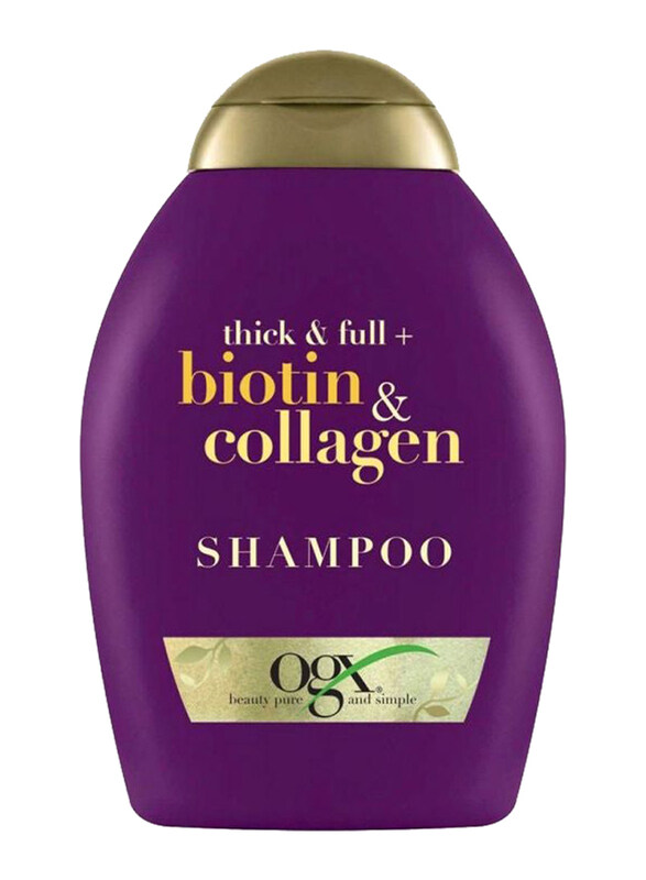 

Ogx Thick and Full Biotin & Collagen Shampoo for All Hair Types, 385ml