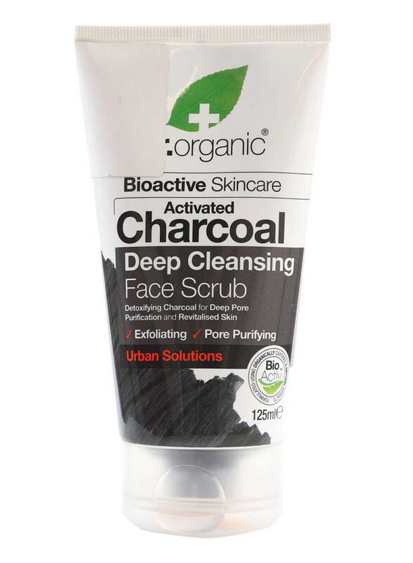 

Dr.Organic Activated Charcoal Deep Cleansing Face Scrub, 125ml