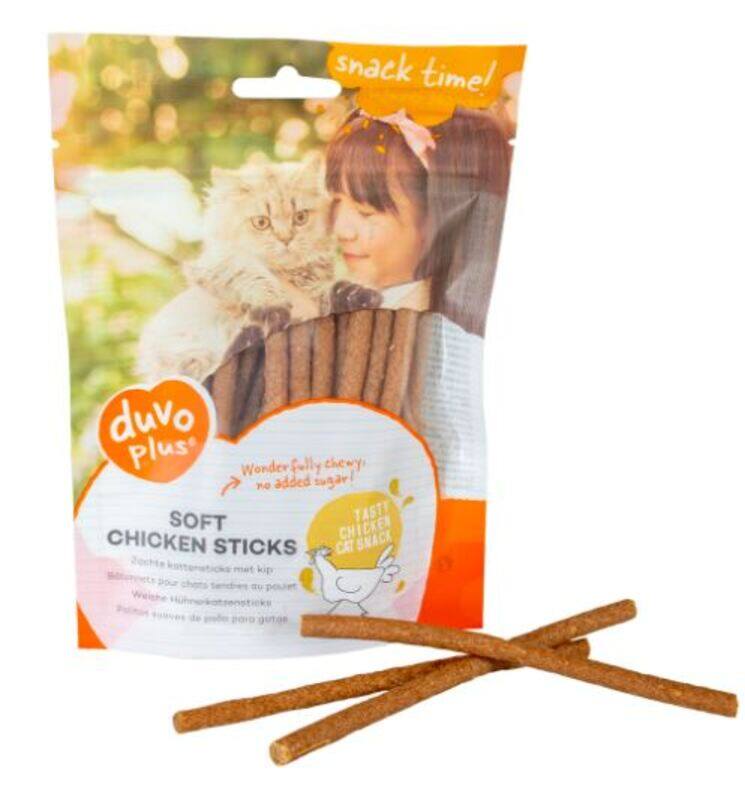 

Duvo+ Soft Chicken Sticks for Cats 50g