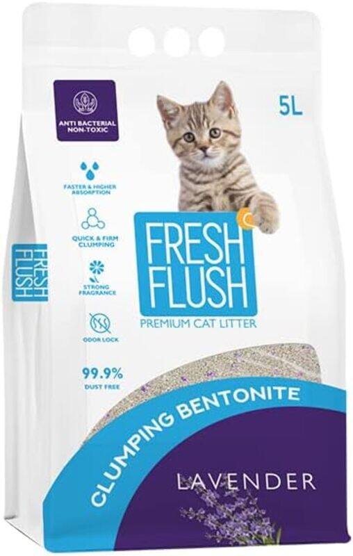 

FRESH FLUSH BENTONITE CAT LITTER LAVENDER 10 L