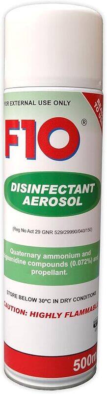 

F16 F10 Disinfectant Aerosol Spray 500ml