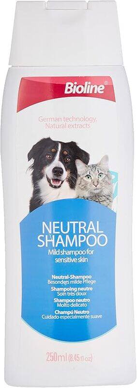 

Bioline Neutral Shampoo Dogs and Cats Natural Shampoo 250 ml