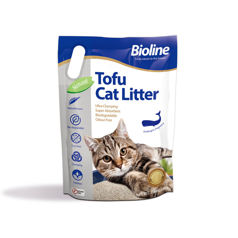 

Bioline Tofu Cat Litter 7L - Ambergris Fragrance