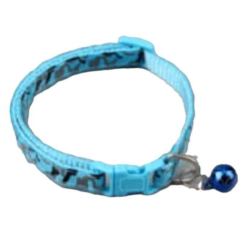 

Pets Club Adjustable Cat Collar With Bell- Blue