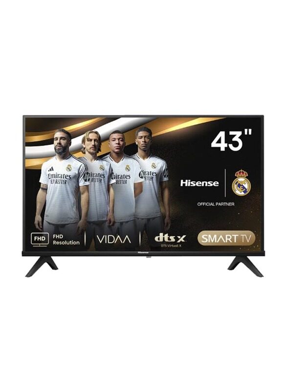 

Hisense 43-inch Full HD LED Google Smart TV, 43A4K, Black