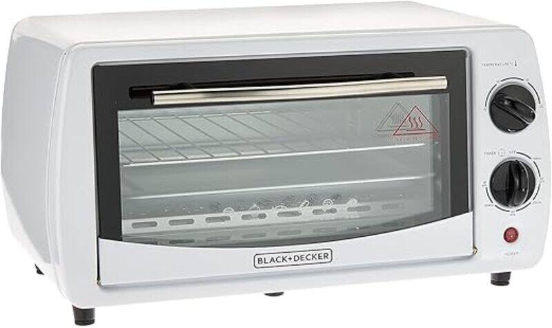 

Black+Decker BLACK DECKER 800W 9L Toaster Oven, 90 230 Temp Setting Double Grill With Convection, Double Glass Door For Safety With Multiple Accessories, For Toas