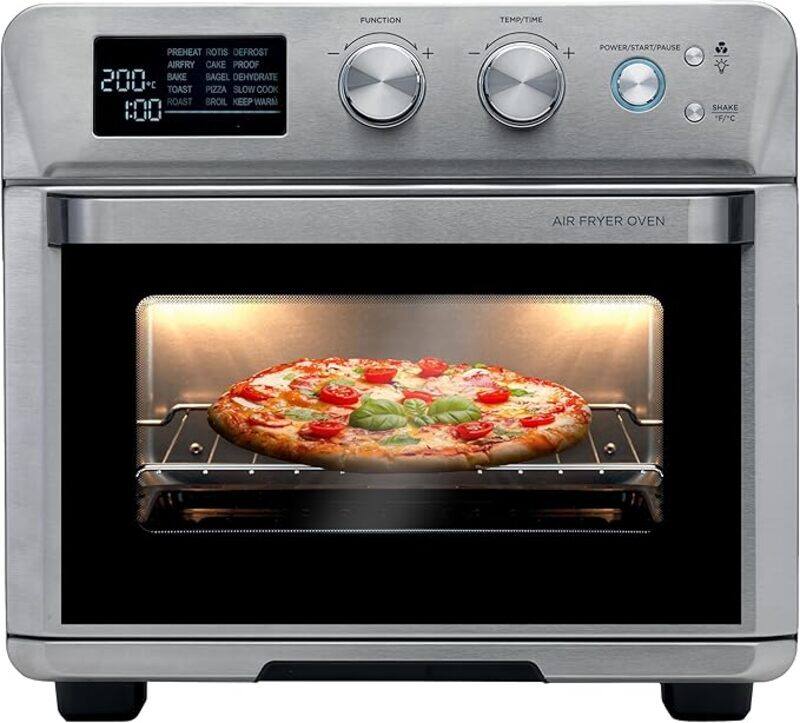 

KENWOOD 2-in-1 25L Toaster Oven+Air Fryer-Oven Toaster Grill with Large Capacity, Rotisserie Function for Frying, Roasting, Grilling, Broiling, Baking
