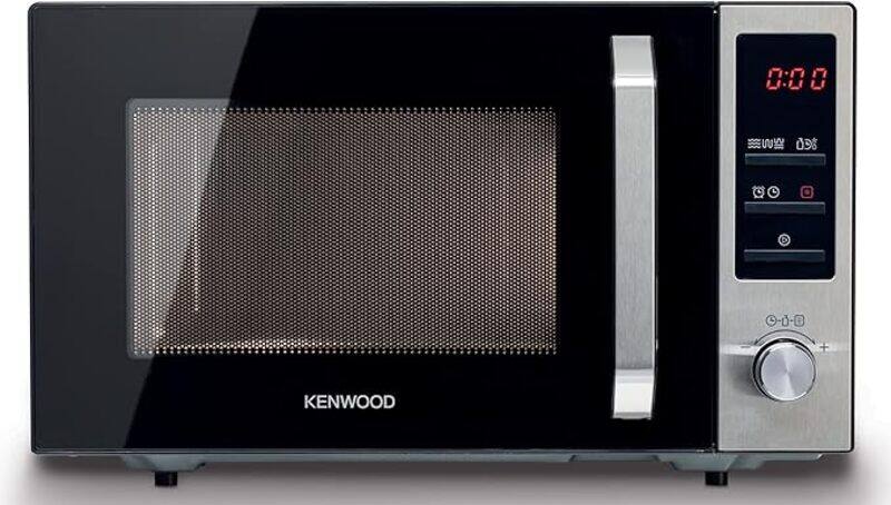 

KENWOOD 25L Microwave Oven with Grill, Digital Display, 5 Power Levels, Defrost Function, Stainless Steel, Auto Menu, 95 Minutes Timer, Clock Function