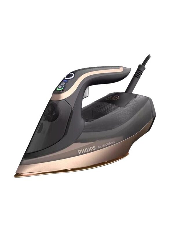 

Philips Steam Iron Series 8000, 80g/min Continuous Steam, 350ml, 3000W, DST8041/86, Gold/Black