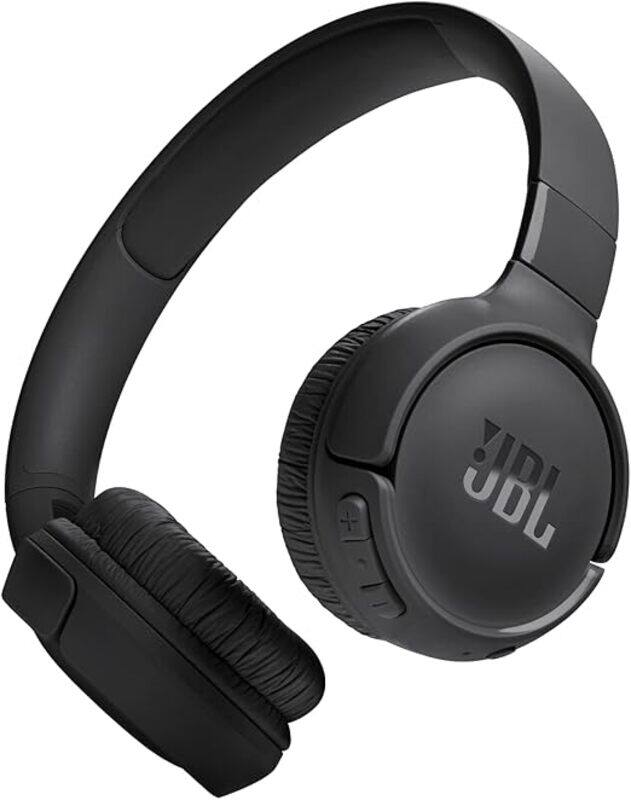 

JBL Tune 520BT Wireless On Ear Headphones, Pure Bass Sound, 57H Battery with Speed Charge, Hands Free Call Voice Aware, Multi Point Connection, Light