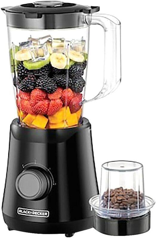 

Black+Decker Black Decker 500W Blender with Grinding Mill and Clear 1 5 Liter BX530 B5