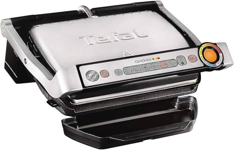 

Tefal Optigrill For Indoor Electric Grilling, 2000 Watts, Stainless Steel, Gc712D28 Min 1 year manufacturer warranty