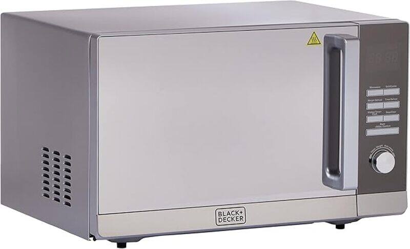 

Black+Decker Black Decker 30L 900W Digital Microwave With,Grill Mirror Finish Body With Multiple Auto Menu Programs, Weight Time Defrost Function, For Efficient C