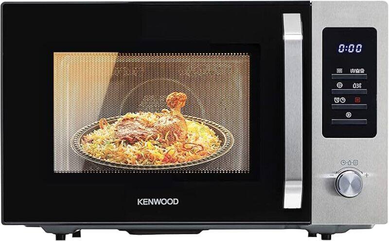 

KENWOOD 30L Microwave Oven with Grill, Convection, Digital Display, 5 Power Levels, Defrost Function, Stainless Steel, Auto Menu, 95 Minutes Timer, Cl