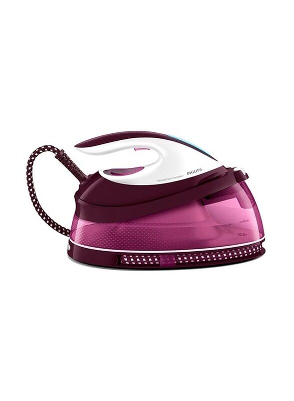 

Philips Steam Generator Iron, 1.5L, 2400W, GC7842/46, Burgundy/White